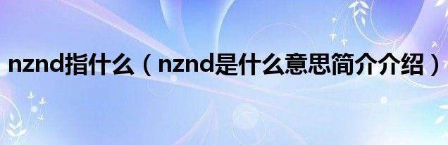 nzndʲô˼